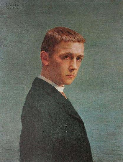 Felix Vallotton Self portrait, oil painting image